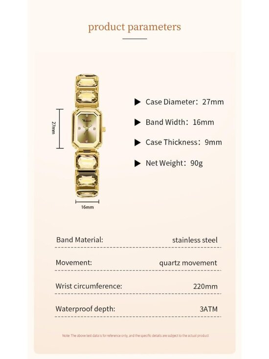 Elegant Crystal Bracelet Watch for Women - Minimalist Diamond Bangle, Waterproof main image 5